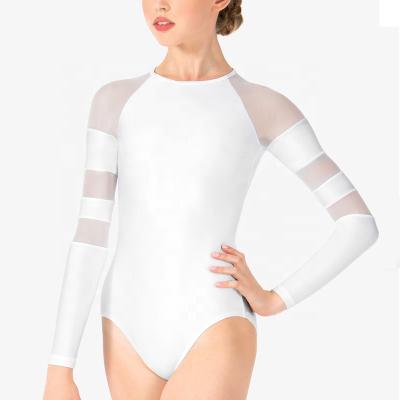 China High Quality Comfortable Breathable Gymnastics Unitard Dancewear Long Sleeves Seals Dancer Tights For Girls For Sale for sale