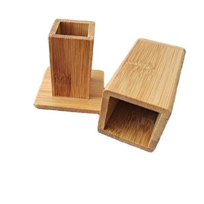 China New arrivals high temperature carbonized bamboo toothpick holder hotel restaurant coffee shop minimalist toothpick holder for sale