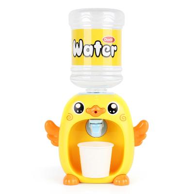 China Wholesale Plastic Cute Electric Fun Simulation Duck Beverage Mini Water Dispenser Drinking Water Station Toy For Kids Educational Children for sale