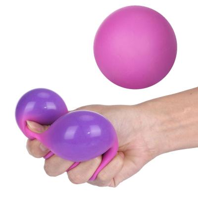 China Promotional Customized Sensory Toys Needoh Silicone Rainbow Balls Anti Relaxation Duct Grip Decompression Soft Squeeze Restless Person for sale