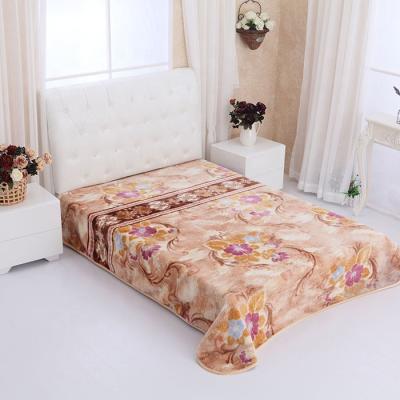 China Otsukeori 2ply 100% polyester anti-pilling soft one side embossed 5kg mora cover for sale