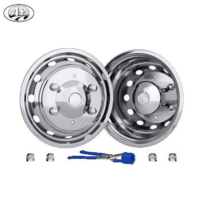 China MAN TGE/VW Crafter 2018~up 304 16 Stainless Steel Truck Wheel Covers for MAN TGE/VW Crafter 2018~up for sale