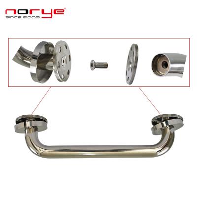 China With Flanges And Covers Norye Factory New Design Stainless Steel Threaded Grab Bar With Threaded Flanges And Covers for sale