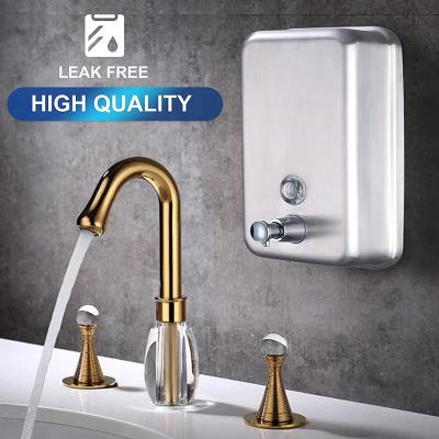 China MA01-02 Modern Professional Stainless Steel Wall Mounted Commercial Liquid Soap Dispenser With Antirust Pump Liner for sale