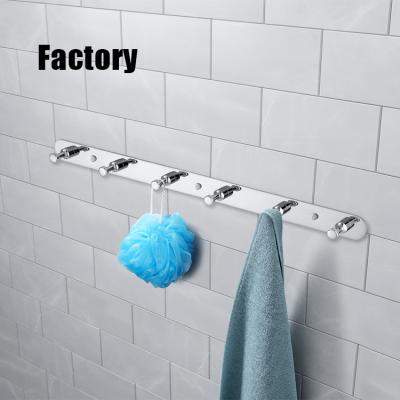 China Stainless Steel Robe Hanger Sustainable Hooks Towel Hook Hanging Bathroom Accessories for sale