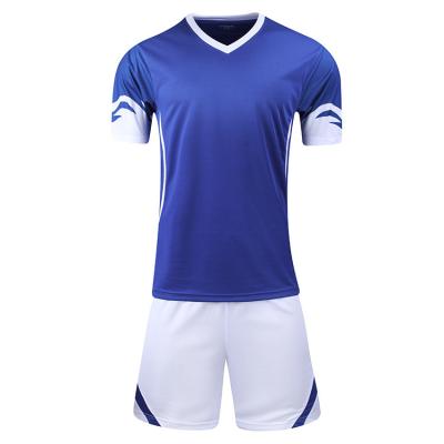 China Customized Team Sets DIY Sports Suit Blank Training Suits Mens Summer Soccer Set Ball Sportswear Suit for sale