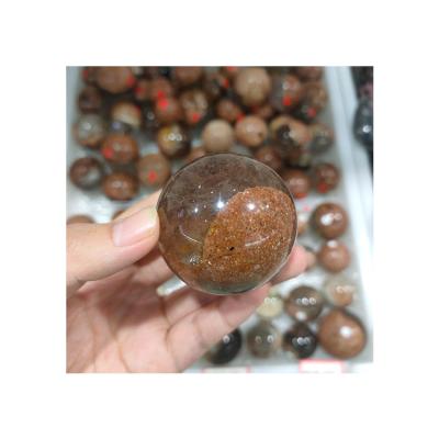 China China Ghost Gemstone Sphere Crystal Ball Hot Selling Natural Ghost Crystal Ball for sale