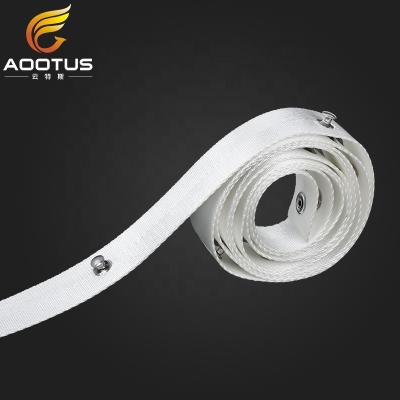 China Minimalist 145mm Distance Wave Curtain Polyester Strip 30mm Width Ripple Pleat Curtain Strip With Buckle for sale