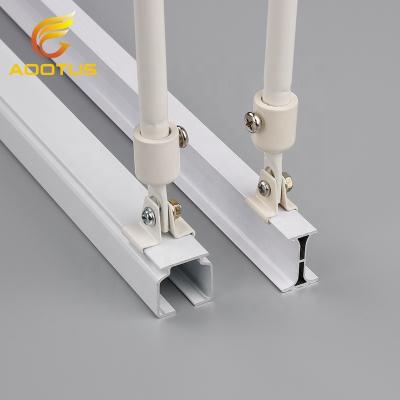 China Foshan Adjustable Mental Rod Factory for Hospital Curtain Track System and Dividing of Curtain Track for sale