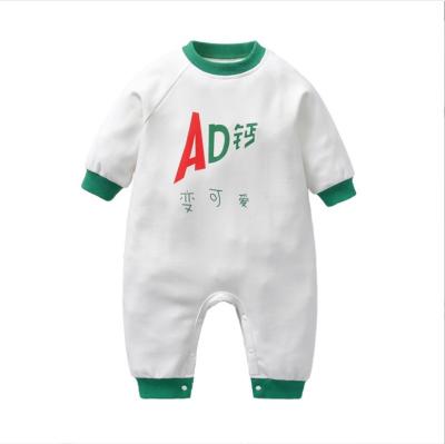 China Wholesale Spandex/Cotton Baby Clothes Infant Cute Cotton Pepsi Pattern Pajamas Spring Long Baby Rompers/Autumn Long Sleeve for sale