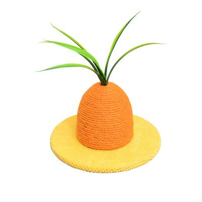 China Vertical Durable Scratch Board Pineapple Cat Toy Sisal Pet Supplies Large Size Climbing Frame Cat Toy for sale