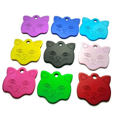 China Custom Printed Design Metal Personalized Sustainable Pet ID Tags For Dogs And Cats for sale