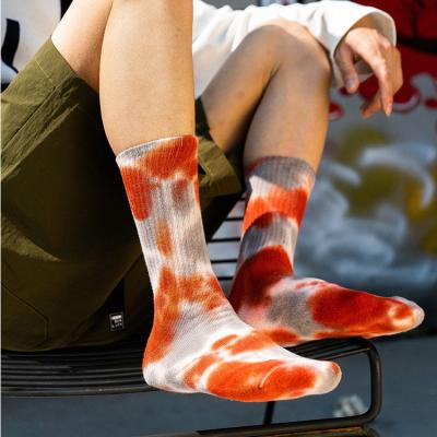 China Wholesale Breathable Sublimation Youth Printed Novelty Athletic Compression Tie Dye Cotton Custom Ankle Socks for sale