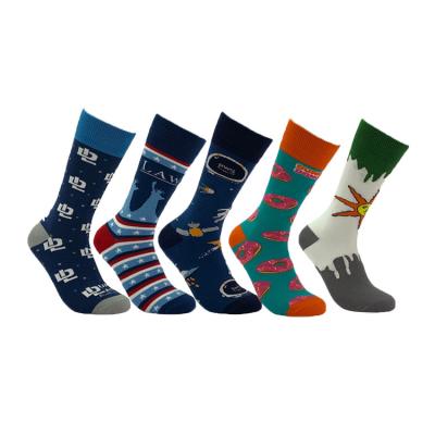 China QUICK DRY sue high quality winter jacquard cartoon cotton thermal socks for men for sale