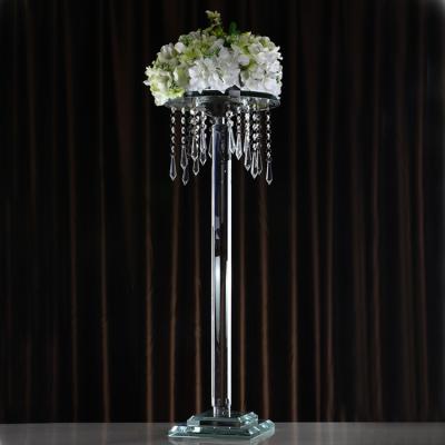 China wedding centerpiece table decoration cheap wedding chandelier crystal centerpiece for sale