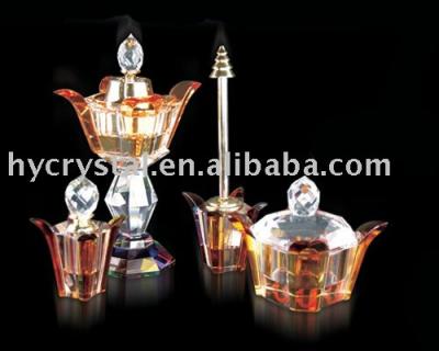 China Crystal Gift or Collectible Censer Set for sale