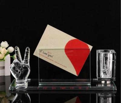 China Office Customized New Popular Crystal Office Stationery for sale