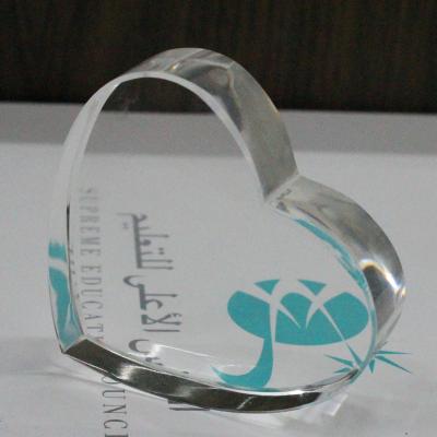 China 2018 Europe Wholesale Clear Empty Glass Paperweight for sale