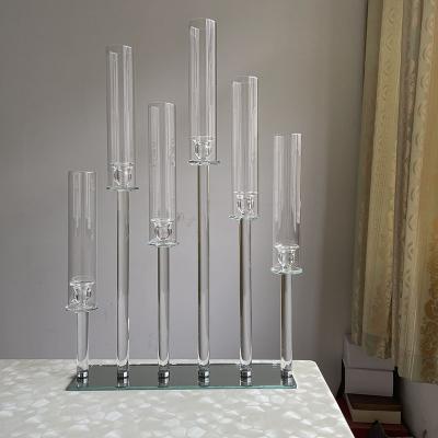 China Weddings 6am Crystal Candelabra For Wedding Decoration for sale