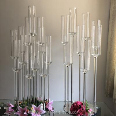 China China 2020 latest 120 cm high 8 or 13 heads crystal candlesticks for sale