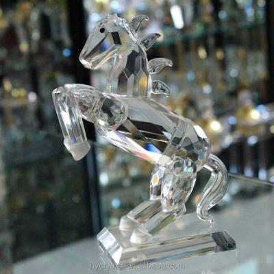 China 2018 Europe Horse Figurines Wholesale Crystal Statue On Sale for sale