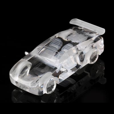 China New Europe Fashion Mini Display Realistic Car Crystal Model for sale