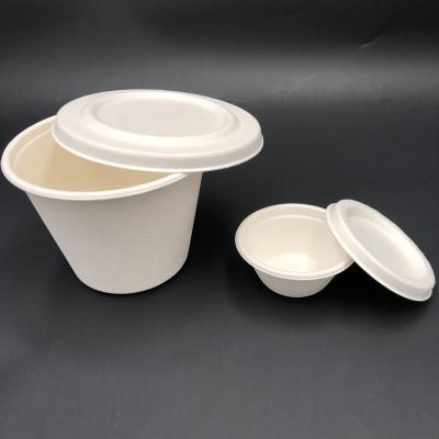 China Wholesale Disposable Biodegradable Hot Food Salad Bowl Bagasse Sugar Cane Eco Soup Bowls Leakproof Compostable Microwavable for sale