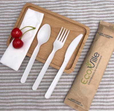 China Knife Fork Napkin Spoon Biodegradable Eco Friendly Reuse Luxury Travel Set 7