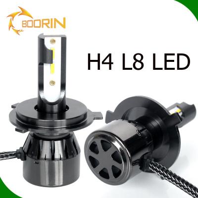 China Car LED Head Light System 18 60W h7 Led Headlight Kit L8D Auto Lighting Colors 6000LM Dual Heat Dissipation h4 Led Headlight Bulb 9006 h11 h13 hb3 for sale