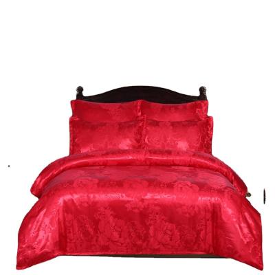 China Wholesale Nondisposable Luxury Jacquard Bedding Set Duvet Cover 2021 Luxury Bedding Set for sale