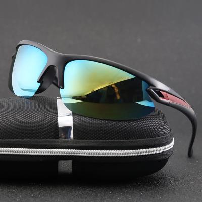 China New Oval Frame Fashion Sunglasses Sunglasses Sports Rising Glasses Can Be Fitted Glass Box Cloth for sale