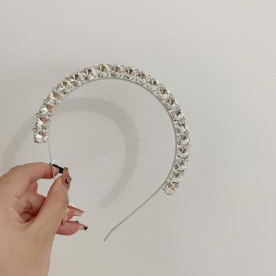 China Korean style/korean style drop sale fashion jewelry hair accessories rhinestone hair band women and girl luxury headband for sale