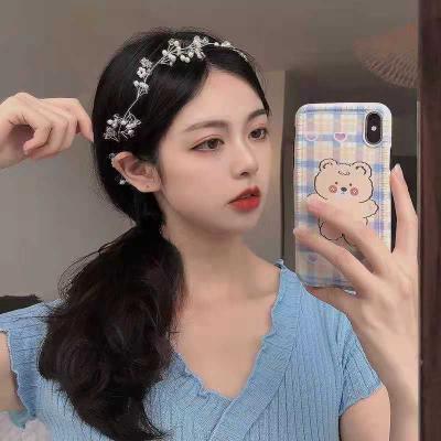 China Promotion Japanese and Korean fashion style jewelry hair accessories gem hair band women and girl luxury headband for sale