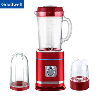 China *Amazon 300-400W Multifunctional Popular Power 2 Speeds Professional Electric Blender and Electric Mixer and Grinder 3 in 1 Red Color for sale