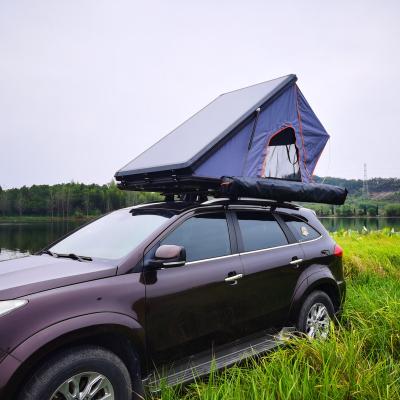 China Straight Bracing Type Shell Roof Telescopic Tent Top Pole Tent For Outdoor Camping for sale