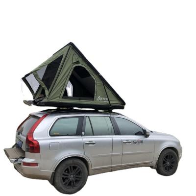 China Straight Tether Type 2021 Shell Car Roof Top Tent Hard For Camping And Traveling For Sale for sale