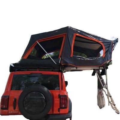 China Straight Tethering Type Off Road 4x4 Person Auto Side Car 4 Hard Open Aluminum Shell Roof Top Tent For Camping for sale