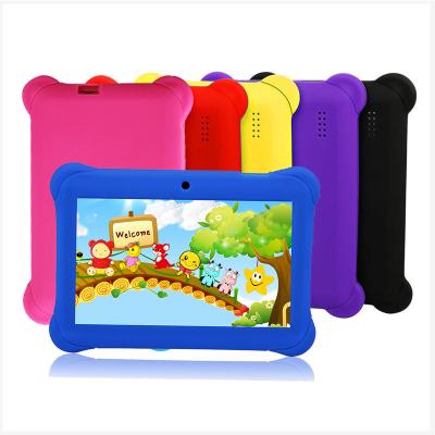 China Shockproof 7 Inch Kids Tablet Quad Core 1.2Ghz Android 6.0 Support Multi Language Kids Educational PC Learning Computer for sale