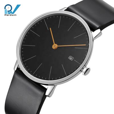 China Date 316L Stainless Steel Case Sapphire Glass Bauhaus Automatic Watches with Japan Automatic Movement for sale