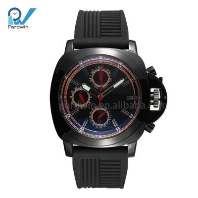 China Day/Date OEM Design Winner Herrenuhr Watch With Silicone Watch Strap For Sport Men for sale