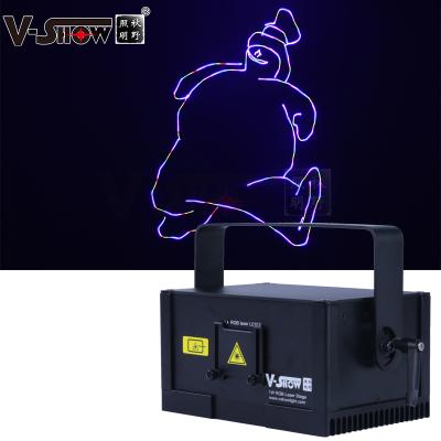 China From V-Show Europe Mini 1W RGB Disco Bar L0103 ILDA Stage Laser For DJ Warehouse Animation Laser Light Projector for sale