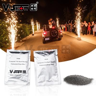 China Spark Machine V-Show 20 Bags 200g Titanium Powder For Cold Spark Machine Sparkler Firework Ti Powder for sale