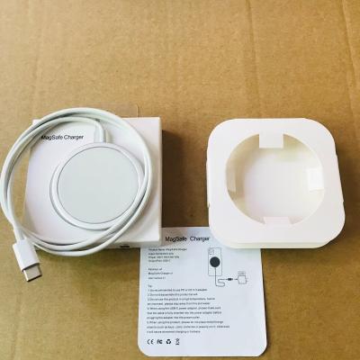 China Original Mobile Phone Quality 15W Aluminum Magnetic Wireless Charger Fast Charging OEM Package For iPhone 11 12 13 pro mini max for sale