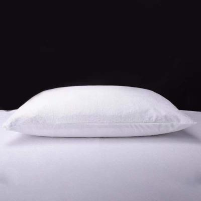 China Wholesale Anti Dust Mite Pillow Cover Cotton Bed Insect Proof Pillow Protector With Zipper for sale