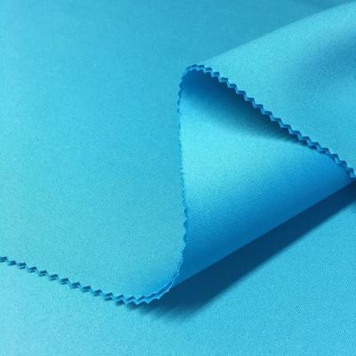 China Waterproof Blue And White Waterproof Breathable PUL Laminated Knitted Fabric for sale