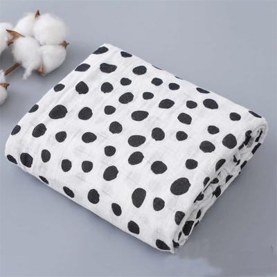 China Portable Soft Textile Gift Box Packed Baby Extra Large Size Muslin To Wrap Blankets Buyers 3 for sale