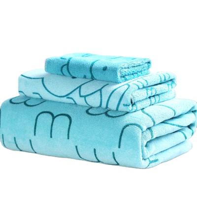 China China Factory Wholesale Hot Sale Hypoallergenic Custom High Quality Microfiber Bath Towel Face Towel Hand Towel Set for sale