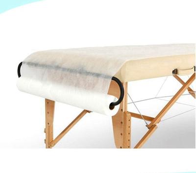 China Non-disposable non-woven salon beauty facial massage bed cover sheet roll for waxing, body care (31