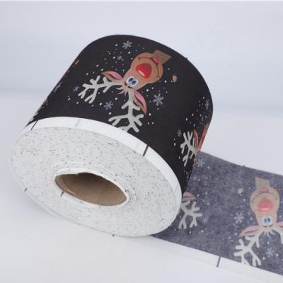 China Breathable Spunlace Color Printing Printing Heat Transfers Non Woven Fabric For Kids for sale