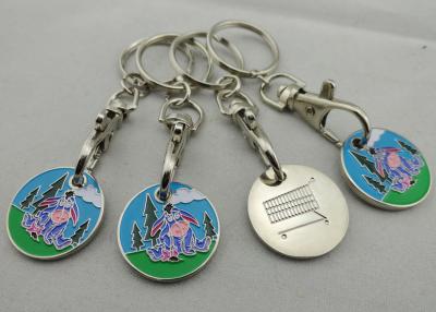 China Customized Iron, Copper, Zinc Alloy Animal Trolley Coin, Shopping Trolley Token Keyring for sale